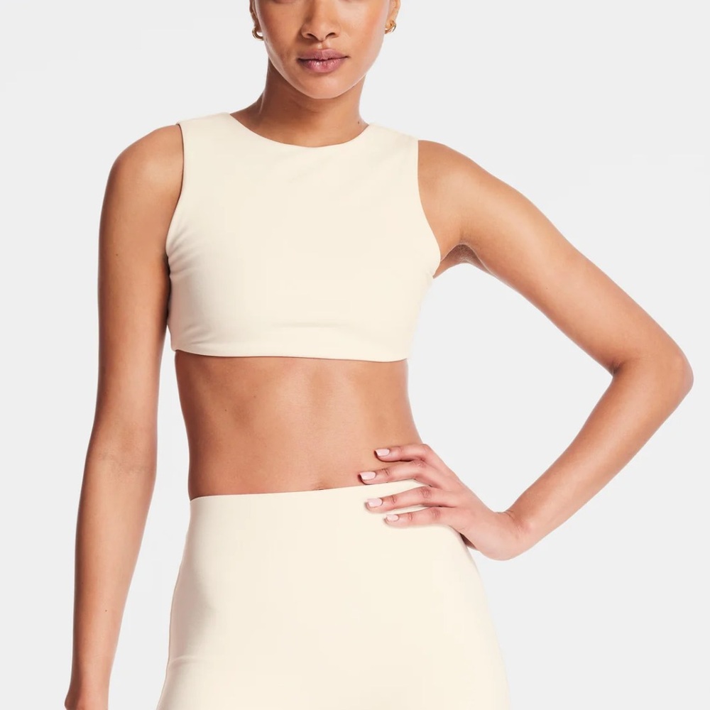 BANDIER Cream Sports Bra
